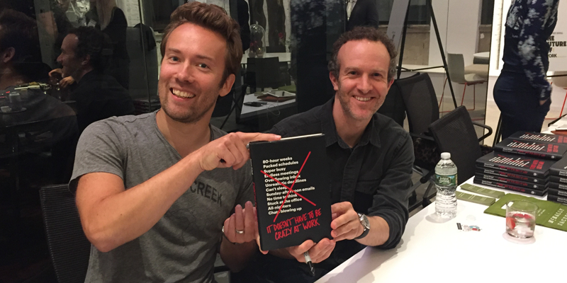 Basecamp 書籍作者 Jason Fried 和 DavidDavid Heinemeier Hansson 